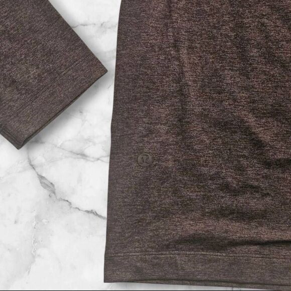 Lululemon Mens Medium Heathered Purple Long Sleeve - Picture 4 of 4